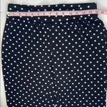 Chico's Black and White Ruched Ankle-Length Polka Dot Pants 00 Photo 4
