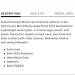 Lulus NWT Part of Your World Swing Dress Photo 7