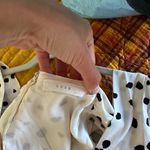 Lush Clothing Lush Black and White Polka Dot Top Photo 4