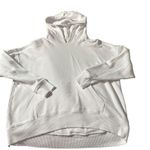Aerie  women's XS white distressed hoodie, no string Photo 0