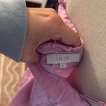 LILOU Maxi Dress with Ruffles, Lavender Large Pink Photo 5