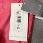 Theia Modele Coral Beaded Cocktail Dress size 10 Photo 8