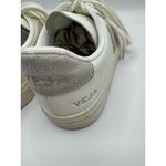 VEJA ‎ Shoes Women 6 White Gray Leather Lace Up Campo Sneakers Fashion Outdoor Photo 5