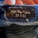 Womens flare rock and roll denim jeans Blue Size 29 Photo 1