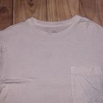 Stars Above White Oversized Pocket Tee  Photo 3