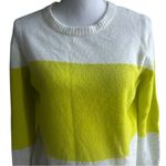 J.Crew Green and Cream Blouse with Colorblock Design Photo 1