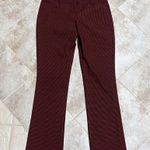 EXPRESS  Columnist Bootcut Low Rise Pants Black Red Checkered Size 00 Stretch Photo 6