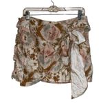 Free People NWOT  Sweet As Beach Mini Skirt Linen Blend Photo 0