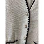 Alexia Admor Women's  Zayla Long Sleeve V-Neck Tweed Dress White Size 12 Photo 3