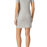 Helmut Lang  Slash sleeve wide rib knit cotton jersey T-shirt mini dress size XS Photo 2