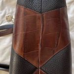 Brighton EMMA Tiny Woven Brown/Black Leather Print D330285 Western Vintage Bag Photo 9