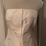 Hugo Buscati Silk Zippered Strapless Shell  Photo 1