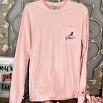 Champion University Of Alabama  Pink Tshirt Cotton Long Sleeve Tee Womens Small Photo 0