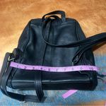 NWT Le Donne Sleek Black Leather Small Backpack made in Colombia handcrafted Photo 11