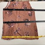 CEST. 1946, Women’s Floral Open Front Vest Brown Size Medium 3 side buttons Brown Photo 2