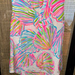 Lilly Pulitzer  Stacey top in the Shellabrate print size medium 100 % silk Photo 0