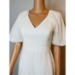 Lilly Pulitzer  Jazlyn Dress size 0 Resort White Eyelet Jacquard Photo 4