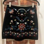 Miami NWOT Mi Ami Corduroy Embroidered Mini Skirt Photo 0