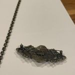 J.Crew Set Of Signed  Brass Tone / Rhinestone Costume Necklace And Brooch Pin Photo 10