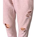 STONEFIELD Jennings Distressed PINK Activewear Pockets Sweatpants ~ MEDIUM (?) Photo 6