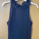 Nicole Miller  New Your size XS halter necklace. Black chiffon. Photo 4