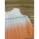 We The Free Free People NWT Womens Little Bit of Something Ombre V-Neck Blouse Sz M Photo 5