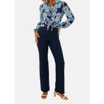 Lilly Pulitzer Merrin Bi-Stretch Boot Pull-On Pants Navy Size 4 Photo 1