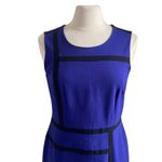 Nine West Shift Dress Womens Size 8 Blue Corpcore Color Block Photo 2