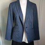 Banana Republic Women’s Slim Fit Chambray Single Button Blazer Suit Jacket Photo 12