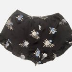 Honey Punch Womens Pull On Comfy Basic Loungewear Ruffle Shorts Floral Black S Photo 1