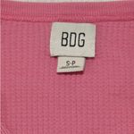 Urban Outfitters  Pink Long Sleeve Crop Top Photo 4