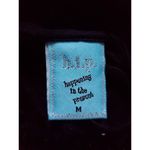 H.I.P. Happening in the Present Tank Top Women Medium Black Sequin Party Dance EUC Photo 3