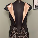 Jessica Simpson  NWOT Black Lace w/ Nude Lining Cap Sleeves Women’s Dress Size 10 Photo 10