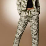 Disney NWT Bambi Thumper Flower Women's Medium Green Quilted Jacket Photo 0