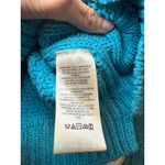 Free People  Blue Cable Knit Cropped Sweater Size S Photo 5