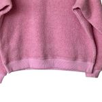 Outdoor Voices  M Pink MegaFleece Crew Neck Pullover Sweatshirt Wool Blend Photo 5