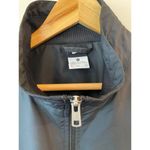 Nike Long Sleeve Stand Collar Full Zip Windbreaker Running Jacket Black Women XL Photo 5