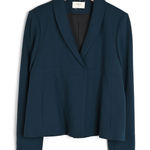 Ba&sh  Castel Dark Blue Green Wool Blend Blazer‎ Size 2 Photo 0