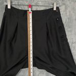 Madewell  Side-Button Tapered Crop Pants Black High Waisted Wide Leg Women's 4 Photo 10