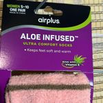 Airplus Aloe Infused Ultra Comfort Socks Peach With Fox Faces Size 5 Photo 1
