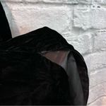 Jessica McClintock Vintage 1986  Women’s 24” Black Velvet Pencil Midi Skirt Photo 6