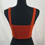 Live to be spoiled Burnt Orange Crop Top Photo 1