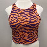 Zoozatz  Orange and Purple Zebra Print Tank Top - size XL Photo 0
