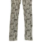 Free People  Women's Green Long and Lean Edgy Camo Skinny Denim Jeans - 27‎ Photo 8