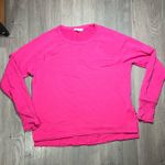 Athleta Women’s Crewneck Medium Pink Pullover Photo 0