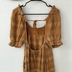 Free People Bask in the Sun Tunic Babydoll Textures Open Back Dress XS Photo 10