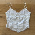 All My Love Madison Silk Cami Top in Ivory Photo 0