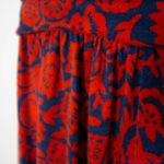 Boden cotton blend red floral print long sleeve dress‎ with pocket, size 4 Red Photo 11