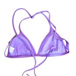 Xhilaration Bikini Top Purple Shimmer Lurex L Metallic Photo 4