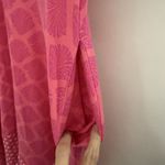 Sigrid Olsen  Fit & Flare Dress Size M Pink Seashell Jersey Knit Pockets Beachy Photo 5